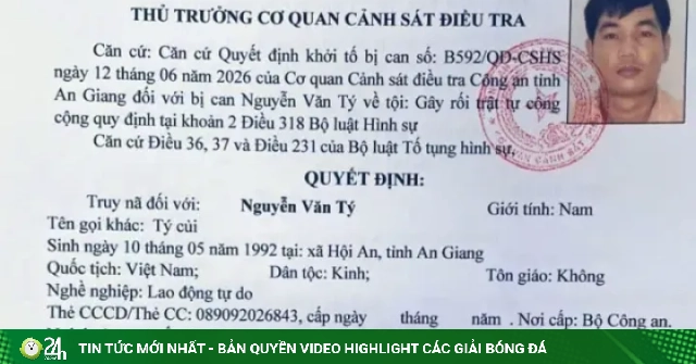 Truy nã Tý “củi”