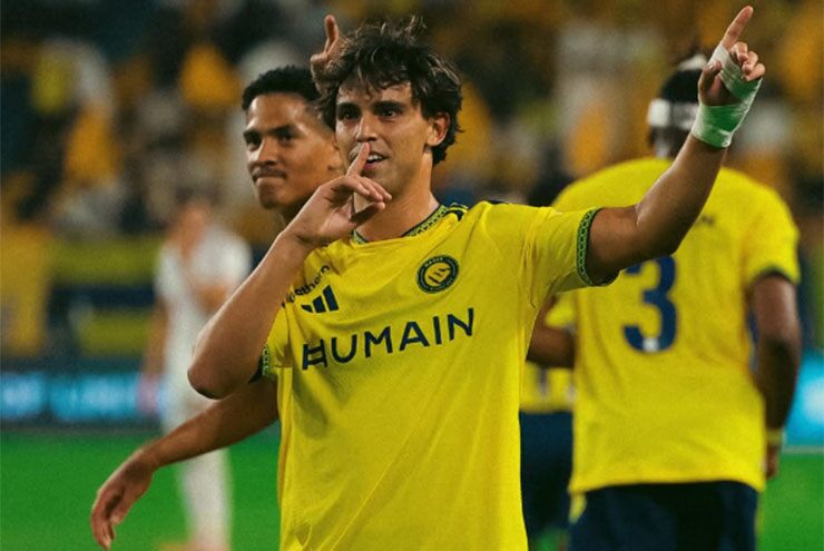 Angelo và Joao Felix mỗi người 1 bàn cho Al Nassr ở cuối hiệp 1
