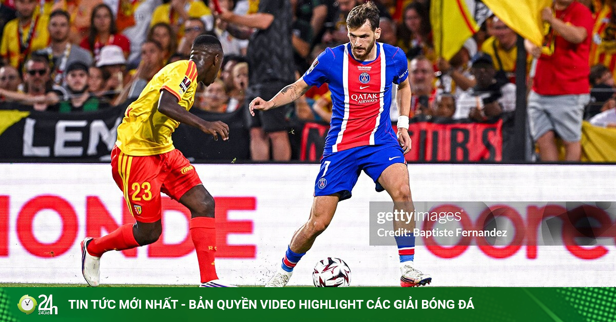 Video bóng đá Lens - PSG: Kịch chiến 2 thẻ đỏ, địa chấn lịch sử (Siêu cúp Pháp)