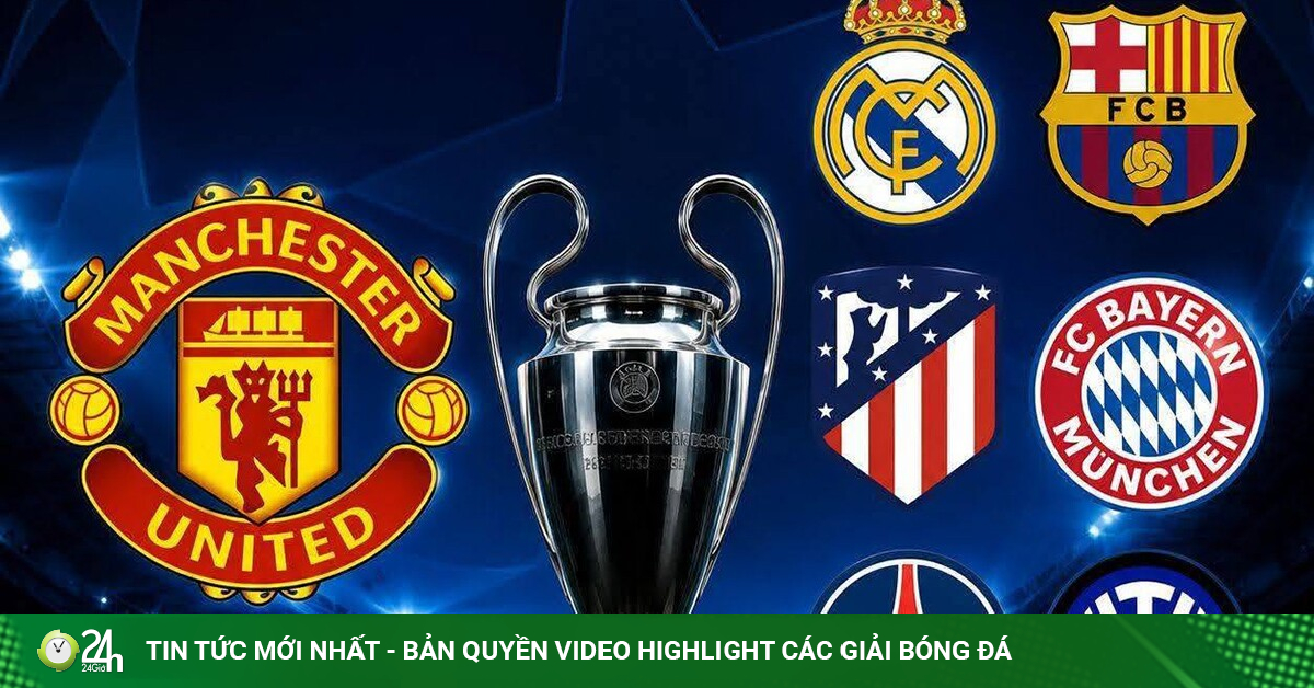 Bốc thăm Cúp C1: MU thấp thỏm trước viễn cảnh gặp PSG - Real Madrid