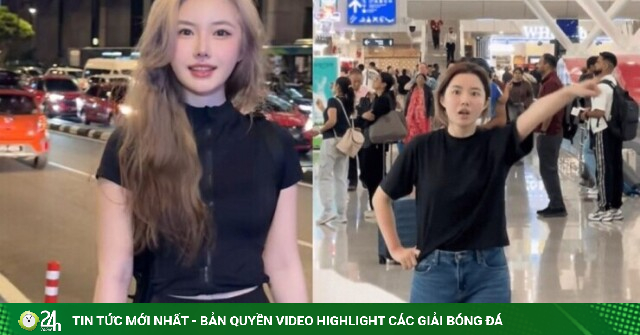 Nữ TikToker gây náo loạn tại sân bay, đi chân trần la hét khiến nhiều người chú ý