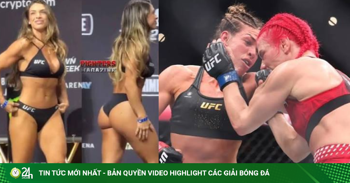 Trọng tài lén sờ "vòng 3" nữ vô địch UFC, camera bắt trọn góc cực hiểm