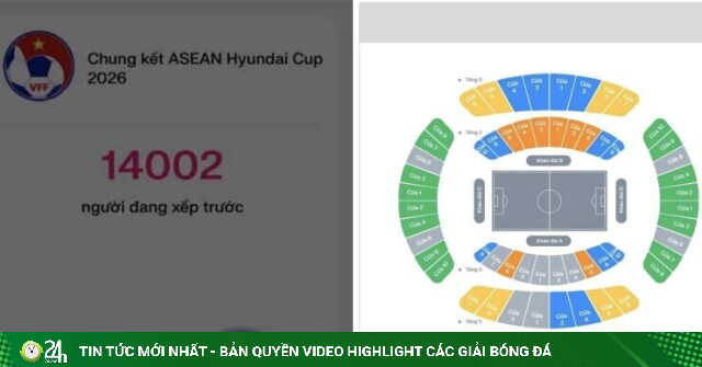 Kênh bán vé chung kết Việt Nam - Thái Lan báo lỗi ngay khi mở bán