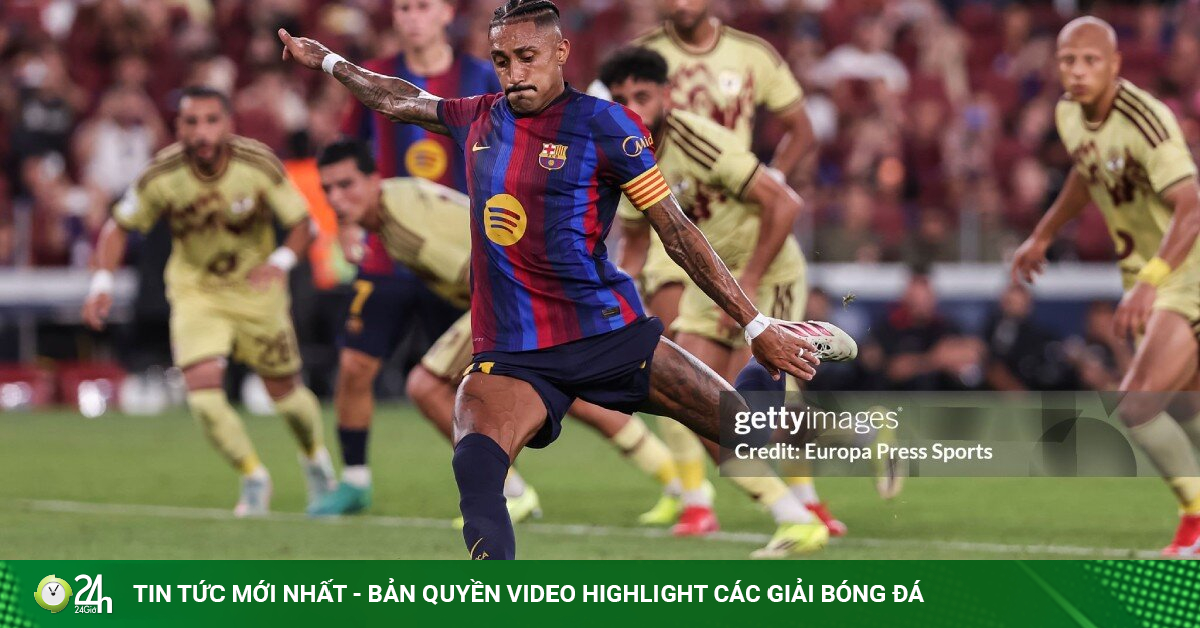 Video bóng đá Barcelona - Al Ahly: Raphinha tỏa sáng, quà mừng tân binh Rodri