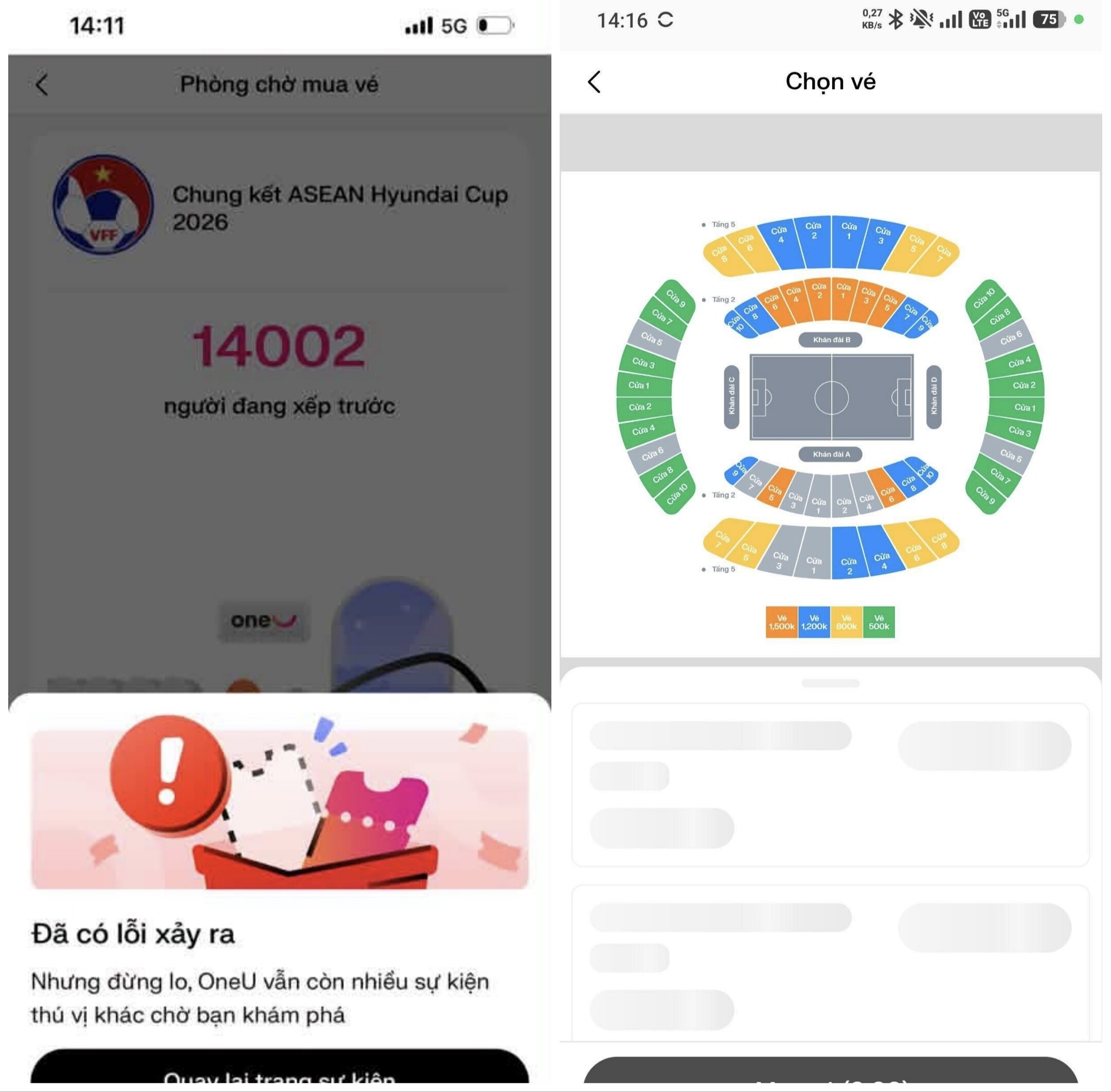 Nhiều trường hợp gặp lỗi ở những bước cuối, sau hàng chục phút xếp hàng chờ online.