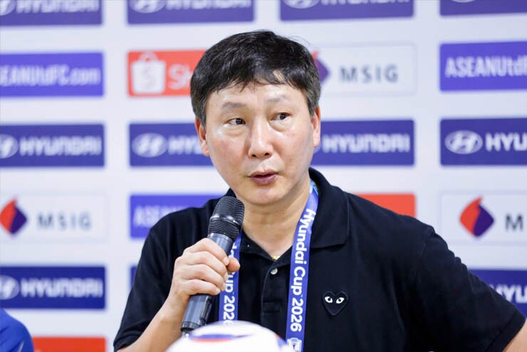 HLV Kim Sang Sik đang có hành trình vô cùng thuận lợi ở AFF Cup 2026