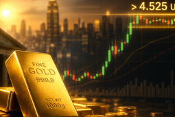 Giá vàng thế giới sáng 21/8 giữ vững mức trên 4.500 USD