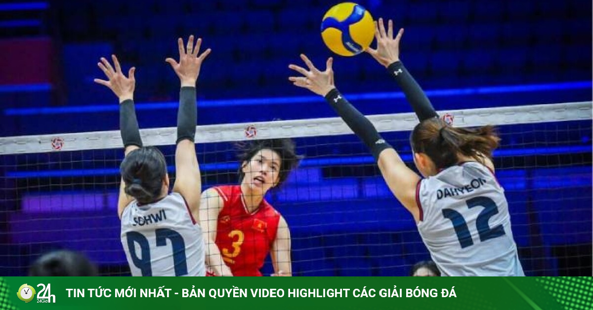 Gay cấn bóng chuyền châu Á: Tuyển nữ Việt Nam đấu 4 set mãn nhãn với Hàn Quốc