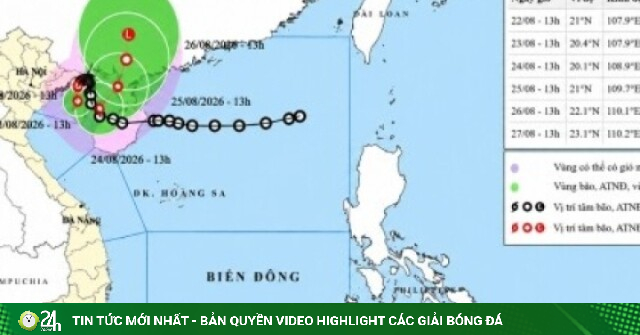 Bão số 4 di chuyển chậm, Hải Phòng-Quảng Ninh mưa rất to, có nơi trên 600mm