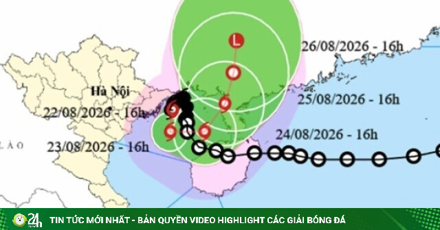 Bão số 4 cách Hải Phòng 150km và có thể mạnh thêm, miền Bắc mưa lớn kéo dài