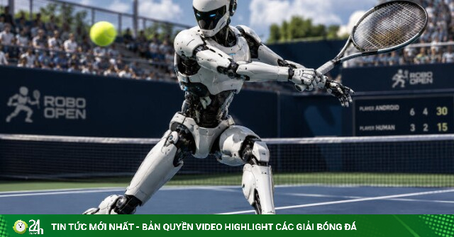 Robot hình người thể hiện kỹ năng tennis "thượng thừa"
