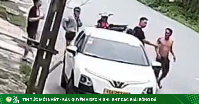 Chặn đầu ô tô, đánh tài xế rồi lớn tiếng: 'Mày biết bố mày là ai không?'