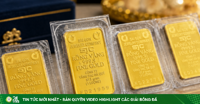 Giá vàng miếng 9999 SJC hôm nay 23/8/2026 bao nhiêu 1 chỉ?