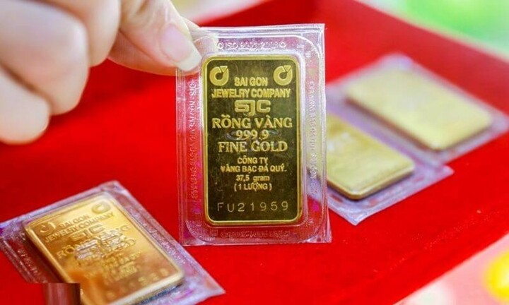 Vàng miếng SJC. (Ảnh: SJC)