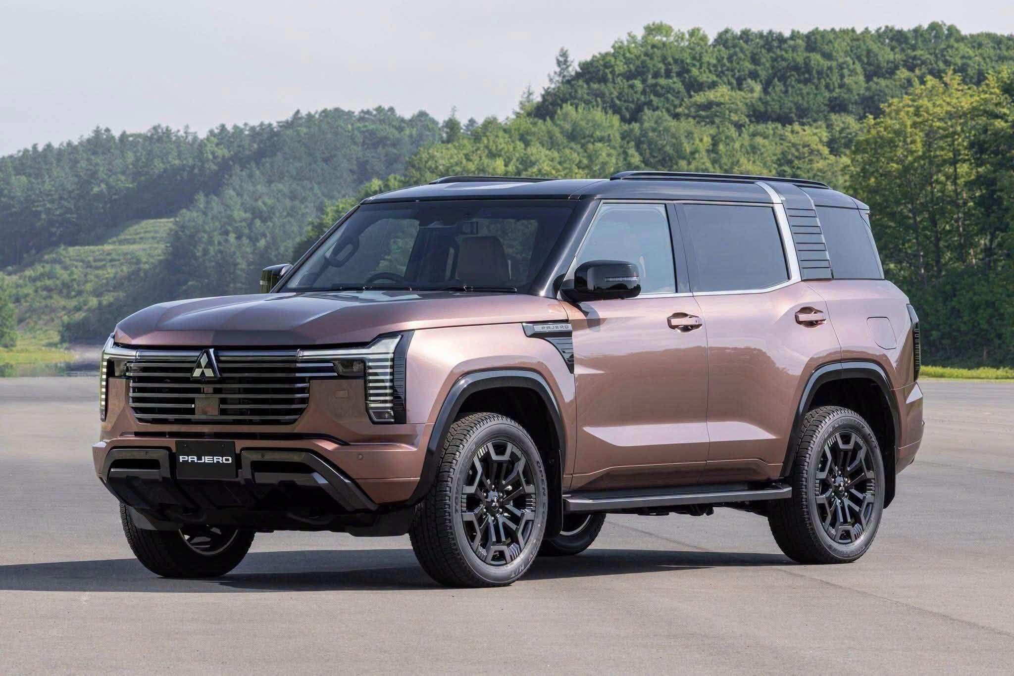 Pajero thế hệ thứ 5 sở hữu kích thước dài x rộng x cao: 4.920 x 1.925 x 1.910 mm.