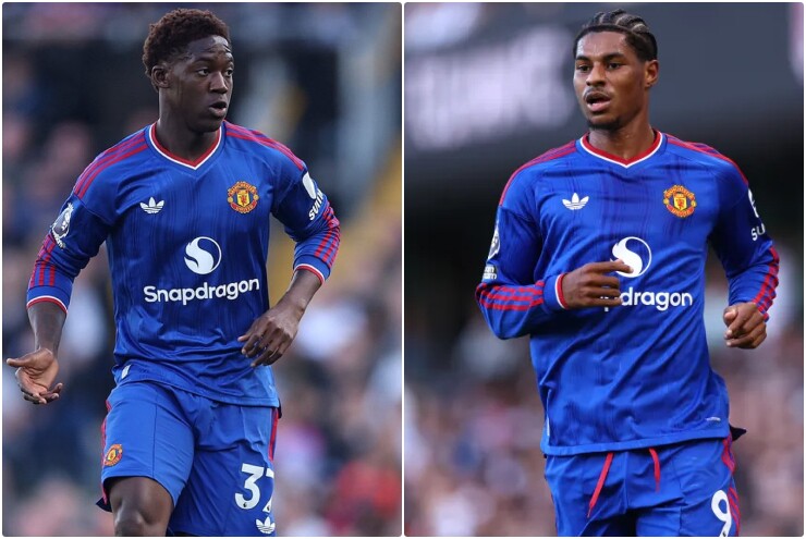 Mainoo và Rashford đều dính chấn thương trong trận đấu gặp Fulham