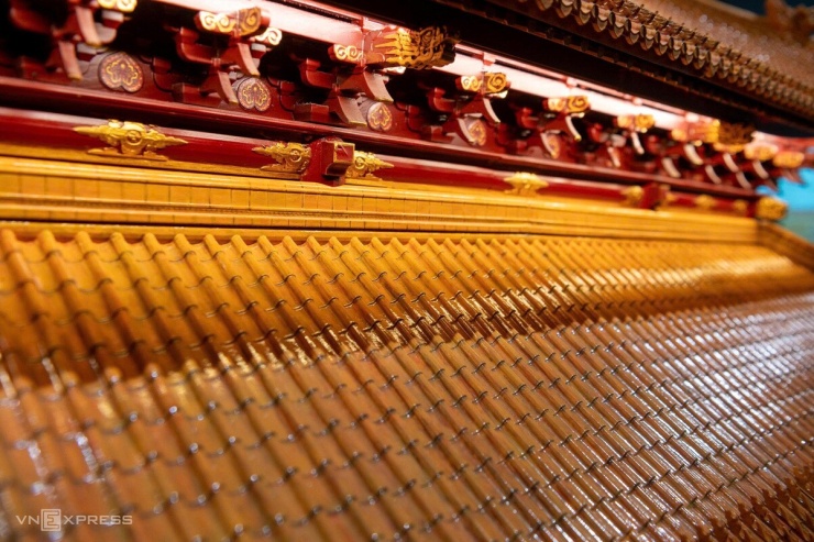 Phối cảnh điện Kính Thiên ở hoàng thành Thăng Long