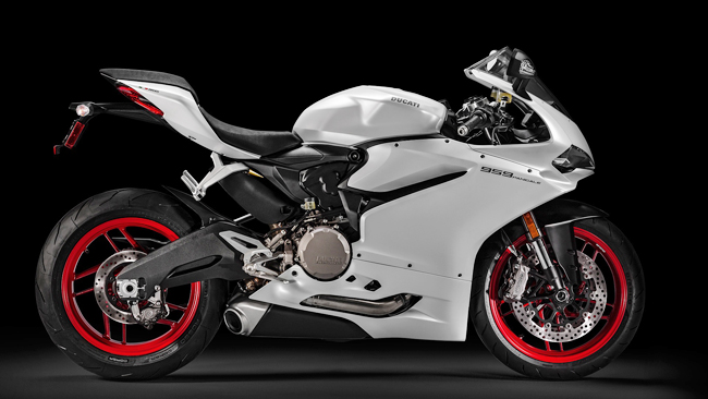 Một số trang bị khác có sẵn trên Ducati 959 Panigale như hệ thống giảm xóc trước hiệu Showa 43 mm hành trình ngược trong khi giảm xóc sau là loại lò xo trụ đơn của Sachs, cả hai đều có thể điều chỉnh được.