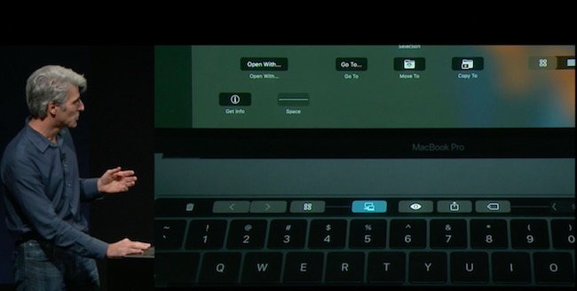 Người dùng có thể tùy chỉnh những gì muốn hiển thị trên thanh Touch Bar đối với từng ứng dụng cụ thể.