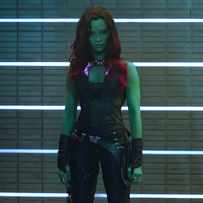 Một bộ phim nữa Zoe Saldana phải hóa trang thành người ngoài hành tinh là trong Guardians of the Galaxy.