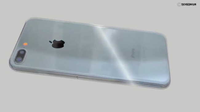 Mới đây, tài khoản Youtube Techscinium đã cho đăng tải một đoạn video mô phỏng chiếc iPhone 8 concept. Nó được thiết kế dựa trên những tin đồn gần đây về thiết bị, nên có ngoại hình khác hoàn toàn phiên bản tiền nhiệm iPhone 7 Plus của Apple.