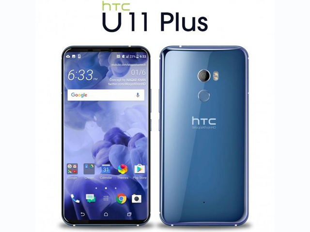Lộ diện HTC U11 Plus concept đẹp ”ma mị”