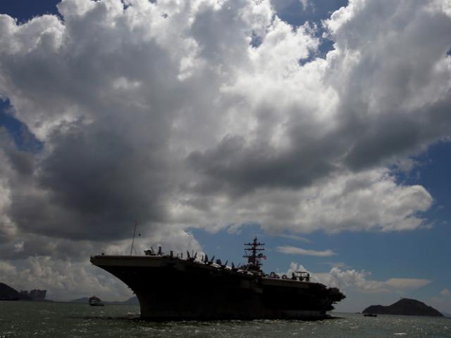 Siêu tàu sân bay, tàu ngầm hạt nhân Mỹ tới bán đảo Triều Tiên