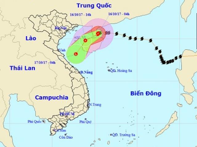 Bão số 11 áp sát Bạch Long Vĩ, “đuối sức” nhanh chóng