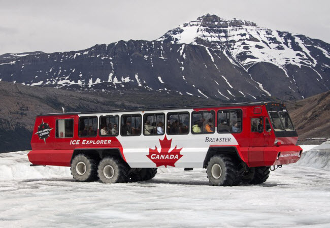 Khám phá dòng sông băng cổ ở thành phố Alberta, Canada.