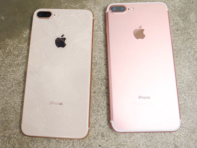 Tưởng iPhone 8/ 8 Plus dễ vỡ, không ngờ ”nồi đồng cối đá” thế này!