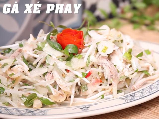 Gỏi gà xé phay ăn ngay kẻo hết