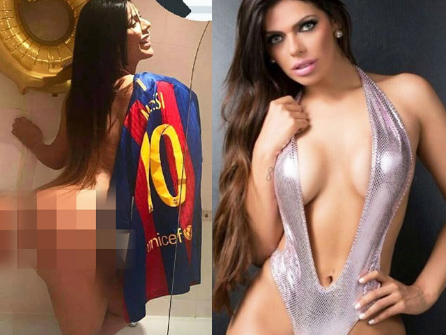 Hoa hậu siêu vòng 3 Brazil lại ”cởi đồ” để thổ lộ tình yêu với Messi