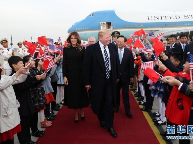 Trung Quốc đón tiếp ông Trump theo cách chưa từng có