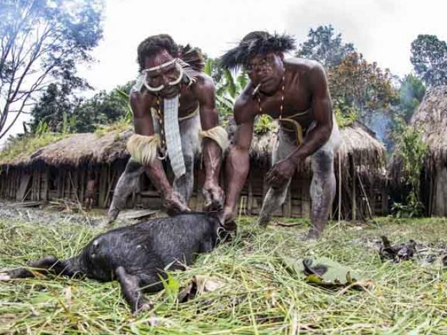 Cận cảnh bộ lạc Indonesia sống hoang dã nhất hành tinh