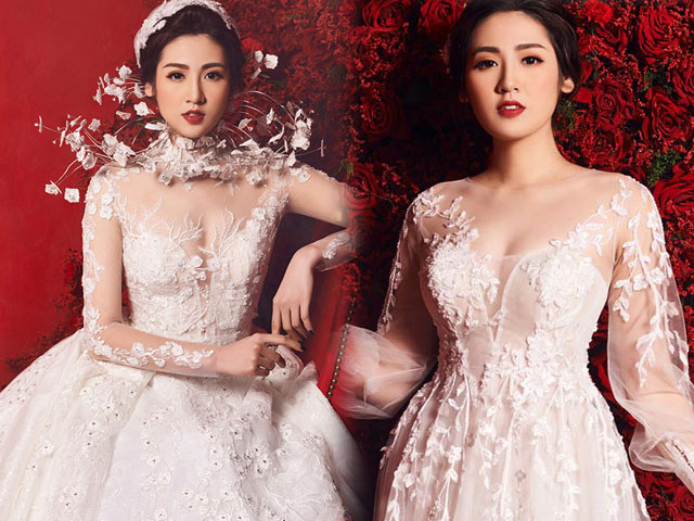 ”Bạn gái Noo Phước Thịnh” lộng lẫy với váy cưới 3 tỷ đồng