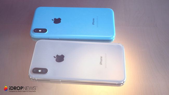 Mặt lưng nhựa cũng có ưu điểm là không dễ vỡ như mặt kính trên iPhone X