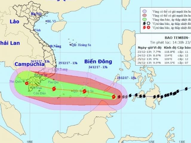 Ứng phó bão Tembin ”cấp thảm họa”, TP.HCM có thể phải di dời 5.000 dân