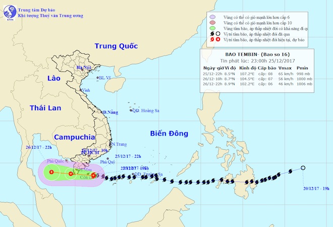 Toàn cảnh bão Tembin đe doạ Nam Bộ ngày 25/12 - 38