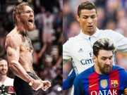 Thể thao - Sốc: McGregor đánh Khabib 1 trận bằng Messi - Ronaldo &quot;cày&quot; 1 năm