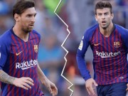 Bóng đá - Barca rối loạn: Cực sốc Messi và bạn thân Pique không nhìn mặt nhau