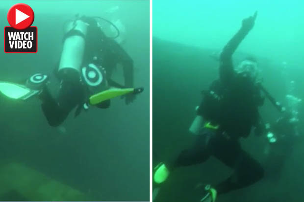 Video: Khám phá xác tàu dưới biển sâu, hoảng hồn với điều nhìn thấy - 1