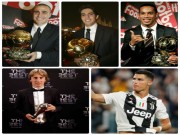 Bóng đá - Modric sợ &quot;lời nguyền Bóng vàng&quot;: Hai tay dâng ngôi báu cho Ronaldo?