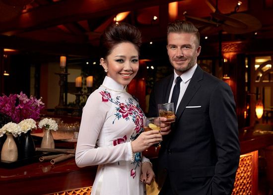 3 mỹ nhân Việt diện trang phục gợi cảm khi gặp David Beckham - 2