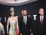 Thời trang - 3 mỹ nhân Việt diện trang phục gợi cảm khi gặp David Beckham