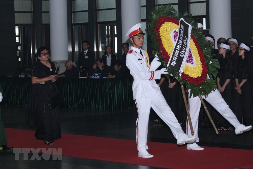 Ảnh: Các đoàn nước ngoài viếng nguyên Tổng Bí thư Đỗ Mười - 15