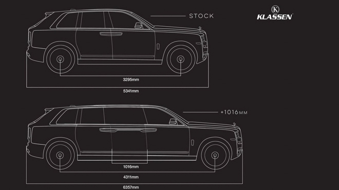 Rolls-Royce Cullinan độ kéo dài trục cơ sở bởi hãng độ Đức - 3