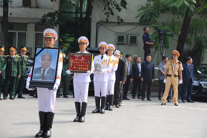 Hình ảnh lãnh đạo Đảng, Nhà nước tiễn biệt nguyên Tổng Bí thư Đỗ Mười - 6