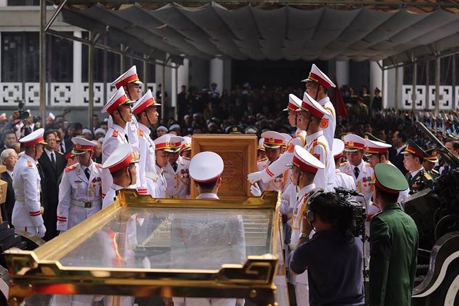 Hình ảnh lãnh đạo Đảng, Nhà nước tiễn biệt nguyên Tổng Bí thư Đỗ Mười - 2