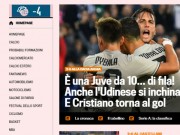 Bóng đá - Juventus lập kỉ lục thắng: Báo Italia mừng &quot;quái vật&quot; Ronaldo trở lại