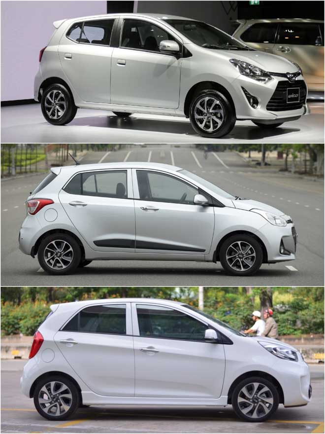 So sánh các thông số cơ bản của: Toyota Wigo vs Hyundai Grand i10 vs Kia Morning S - 2